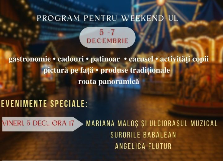 Targul de Craciun 5-7 decembrie 2025