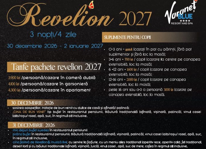 Voroneț Blue – Ofertă Revelion 2027